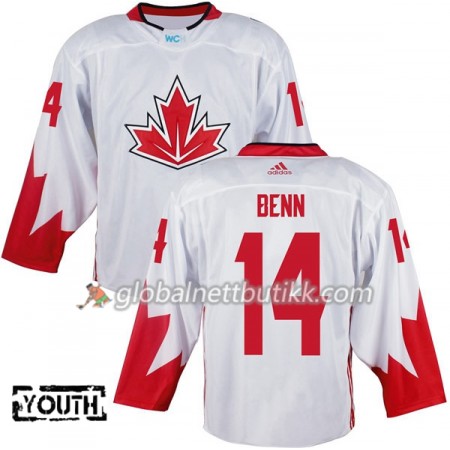 Canada Hockeydrakt Jamie Benn 14 World Cup i ishockey 2016 Hvit - Barn